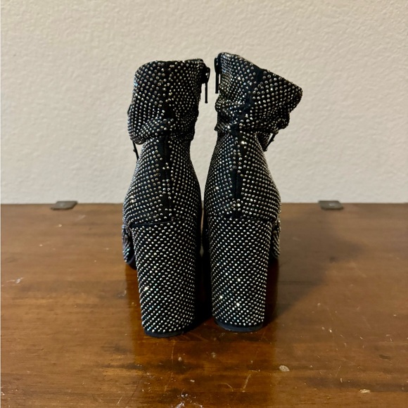 Gianni Bini Peep Toe Heeled Boot - Picture 3 of 7